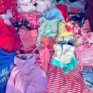 12 Month Girl Bundle Lot Spring Summer